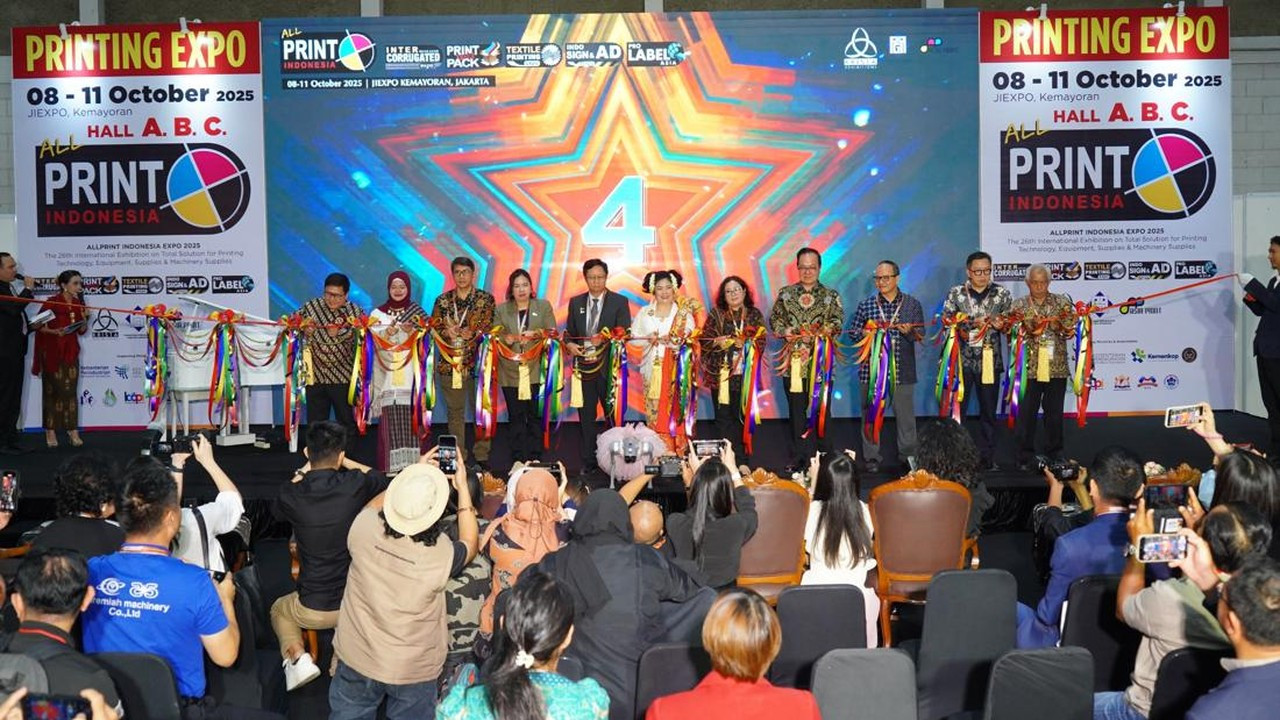 ALLPrint Indonesia 2025 Resmi Dibuka, Tampilkan Inovasi Terbaru Industri Percetakan