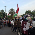 Aksi Solidaritas di Kedubes AS Desak Pembebasan Aktivis Global Sumud Flotilla