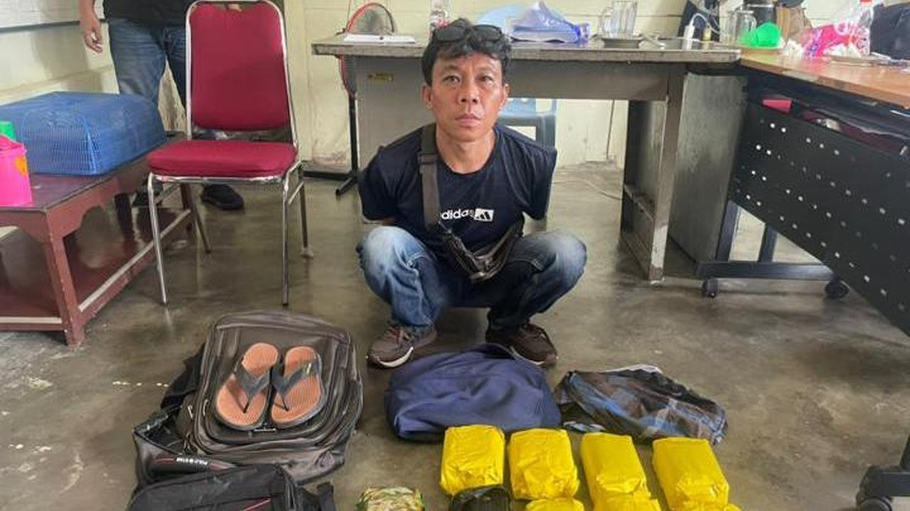 Bareskrim Tangkap Kurir, Sita 9 Kg Sabu Jaringan Malaysia-Indonesia di Riau