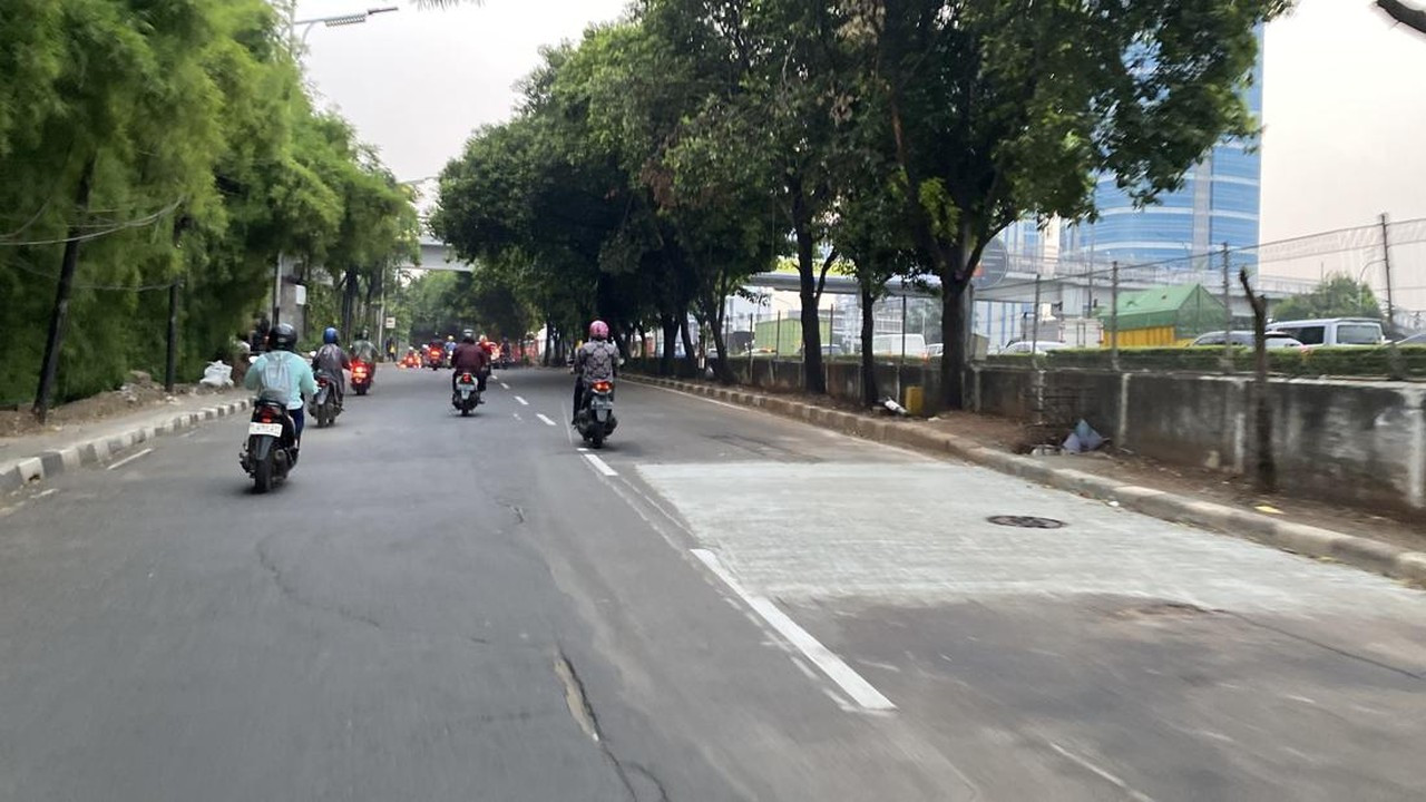 Galian Penyebab Macet Depan Cibis Park TB Simatupang Selesai, Lalu Lintas Kembali Lancar