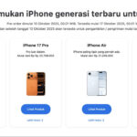Harga Resmi iPhone 17 Series di Indonesia, Pre-Order Mulai 10 Oktober
