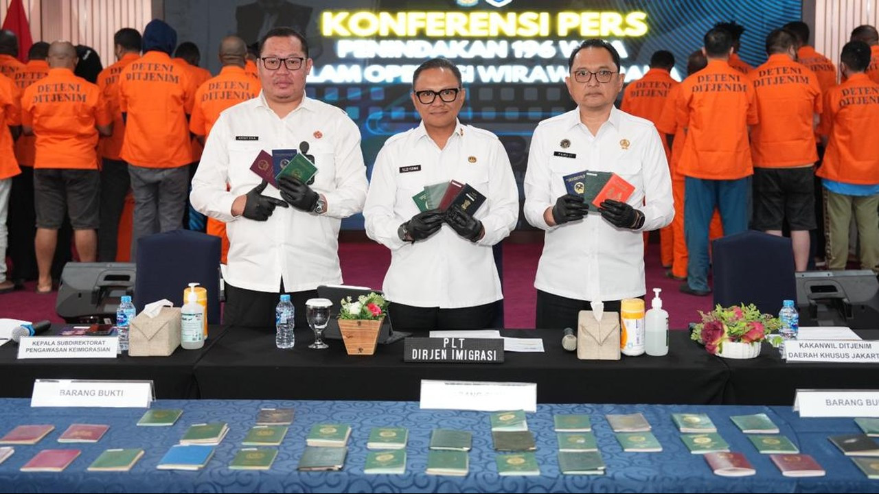 Imigrasi Tindak 196 WNA dalam Operasi Wirawaspada di Jabodetabek 3 Hari