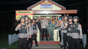 Kapolres Meranti Turun Langsung Perkuat Keamanan Lewat Patroli Siskamling