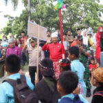 Kapolres Pelalawan Lepas Pawai Meriahkan HUT ke-26 Kabupaten Pelalawan