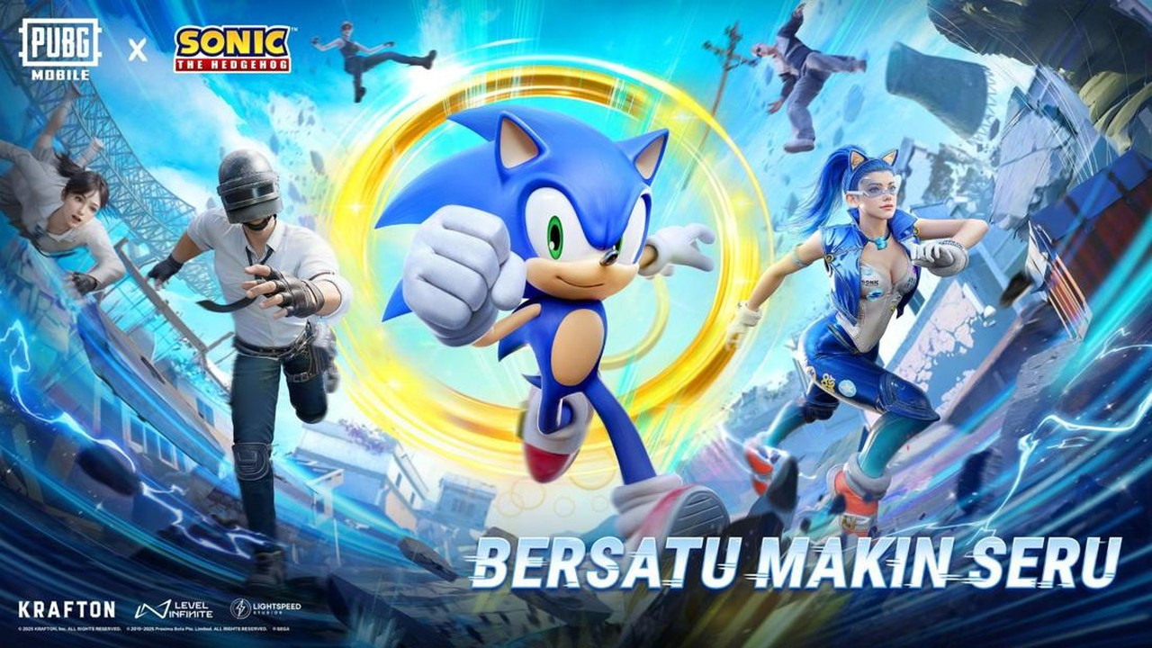 Kolaborasi PUBG Mobile x Sonic The Hedgehog: Ngebut Seru di Medan Perang
