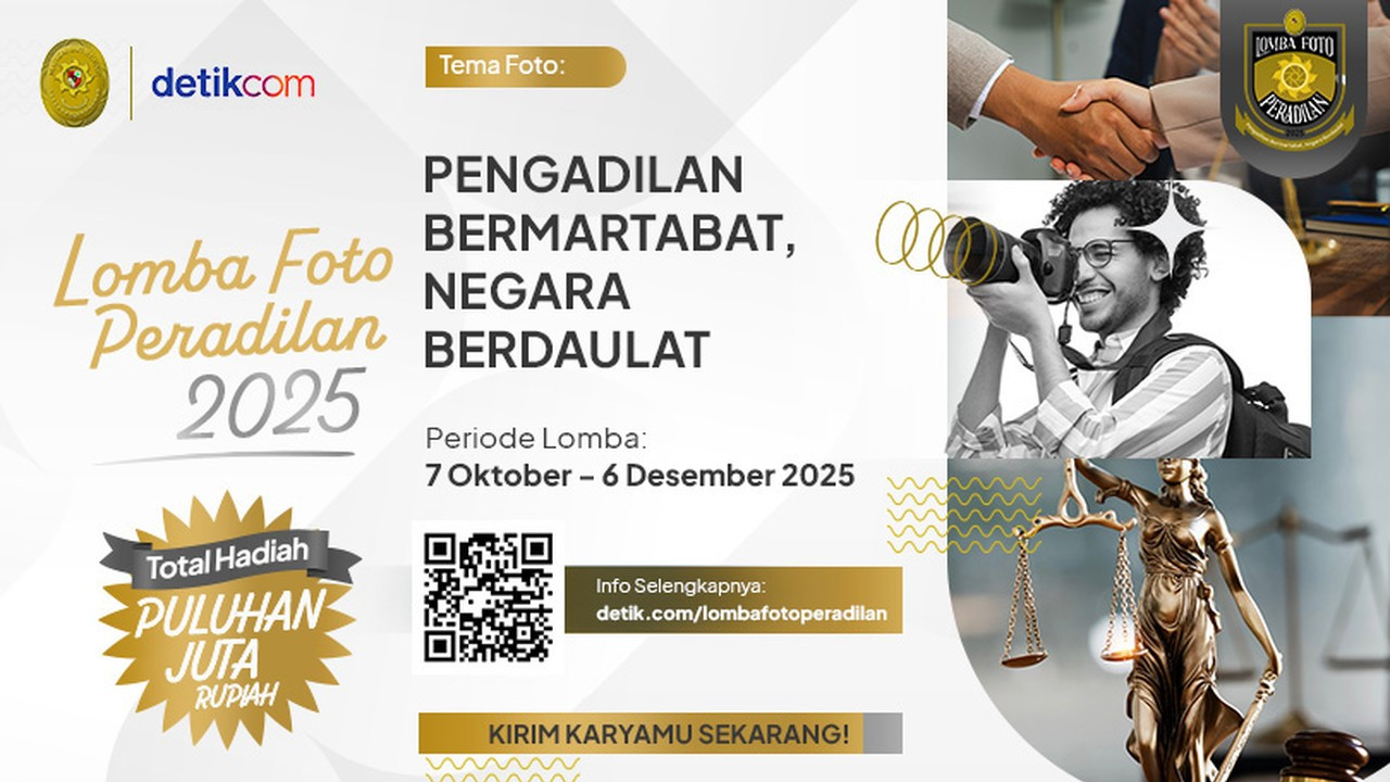Lomba Foto Peradilan MA 2025: Raih Hadiah Puluhan Juta dengan Tema Pengadilan Bermartabat Lomba Foto Peradilan MA 2025: Raih Hadiah Puluhan Juta dengan Tema Pengadilan Bermartabat