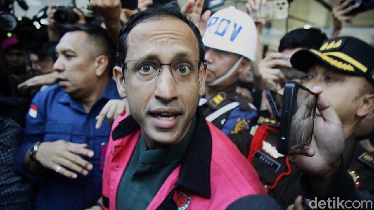 Nadiem Makarim Kembali Ditahan di Rutan Salemba Setelah Selesai Rawat Inap