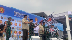 Panglima TNI Pimpin Kirab Rakyat Sambut HUT ke-80 di Monas