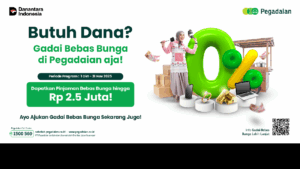 Pegadaian Luncurkan Gadai Peduli Fase 12, Pinjaman Bebas Bunga hingga 60 Hari