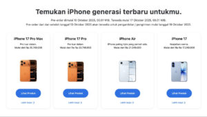 Perbandingan Harga iPhone 17 Series dan iPhone 16 Series di Indonesia: Ada Kenaikan Signifikan di Varian Pro