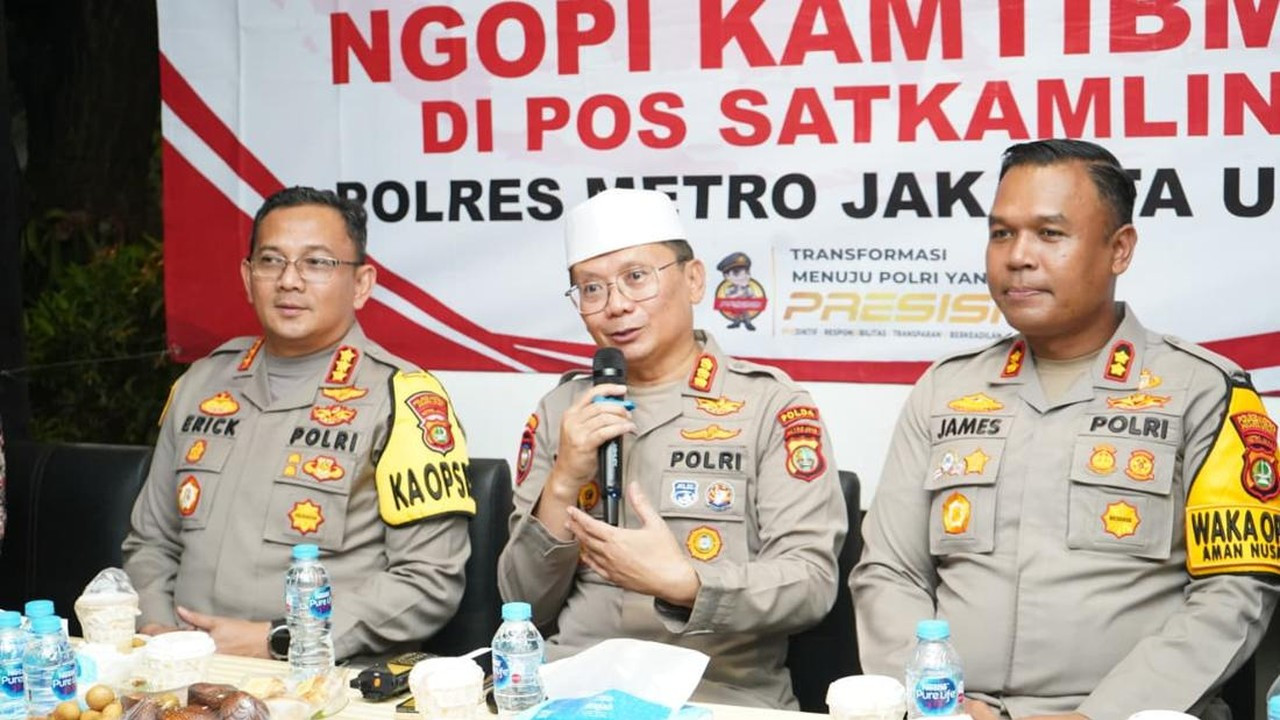 Polda Metro Jaya Gelar Ngopi Kamtibmas di Kelapa Gading, Ajak Warga Jaga Keamanan Jakarta