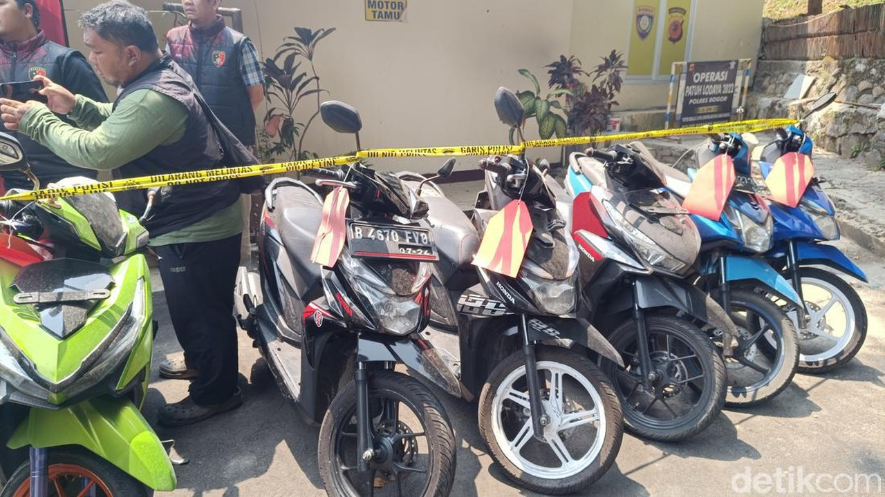 Polisi Bongkar Sindikat Motor Curian dengan STNK dan Pelat Nomor Palsu