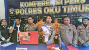 Polisi Tangkap 2 Warga Way Kanan Lampung Simpan Sabu 1 Kg Siap Edar