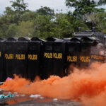Polres Bengkalis Gelar Simulasi Pengamanan untuk Antisipasi Aksi Anarkis