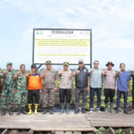 Polres Inhu Pasang 24 Plang Peringatan untuk Perkuat Penegakan Hukum Karhutla