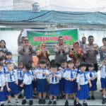 Polres Meranti Ajak Anak TK Tanam Pohon untuk Edukasi Cinta Lingkungan Sejak Dini