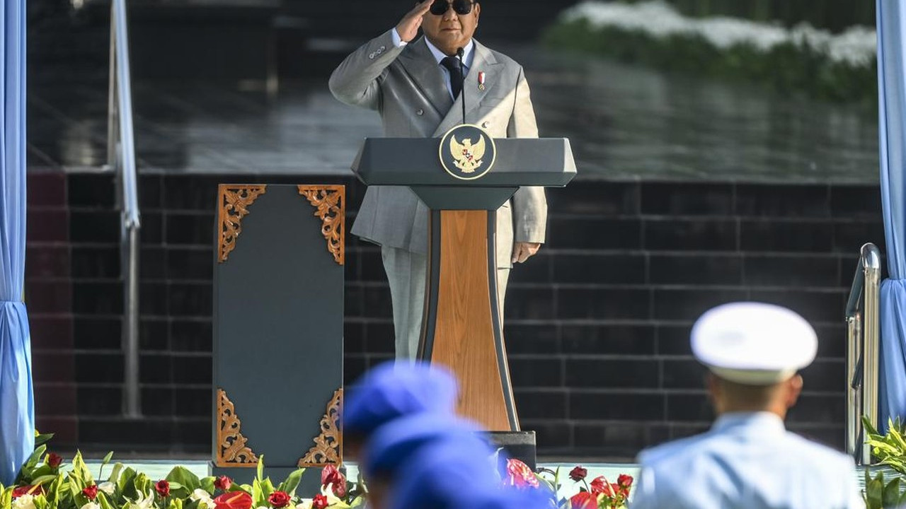 Prabowo Jadi Inspektur Upacara Peringatan HUT ke-80 TNI di Monas Prabowo Jadi Inspektur Upacara Peringatan HUT ke-80 TNI di Monas