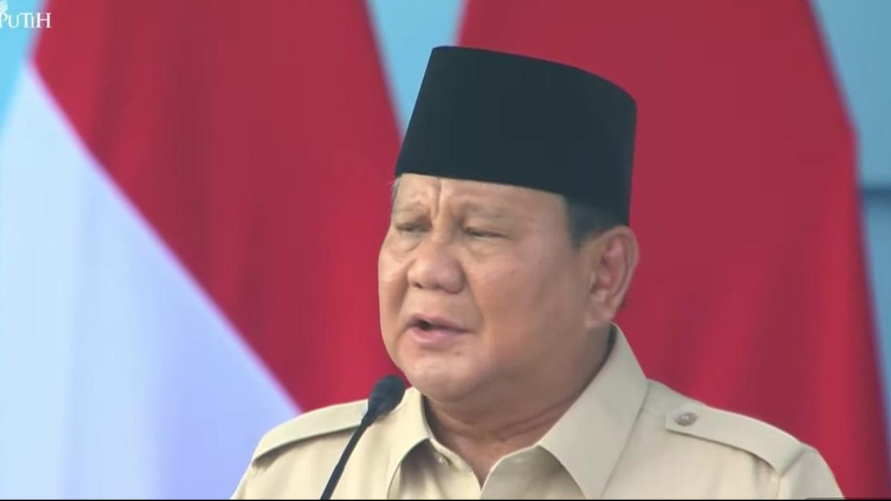 Prabowo Tegaskan TNI Selalu Bersama Rakyat di HUT ke-80 Prabowo Tegaskan TNI Selalu Bersama Rakyat di HUT ke-80