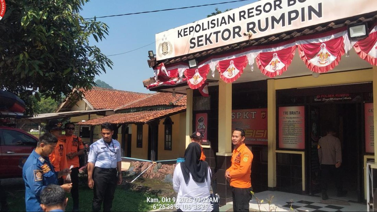 Pria di Bogor Melompat dari Jembatan Sungai Cisadane, Tim SAR Terus Cari