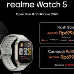 Realme Watch 5 Resmi Meluncur dengan Harga Mulai Rp 600 Ribuan