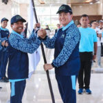 Sekjen DPD Lepas Kontingen PORNAS KORPRI XVII, Tekankan Semangat Juang Tinggi