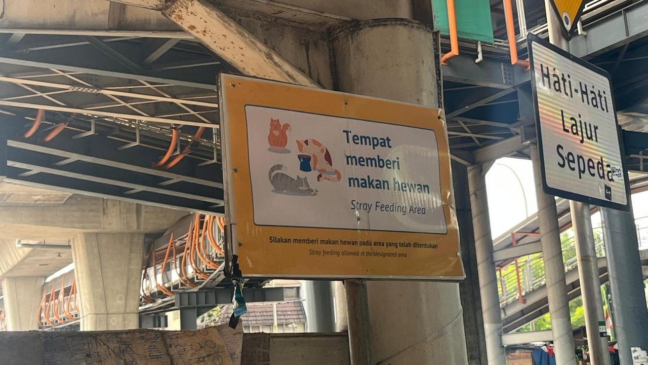 Transjakarta Sediakan Area Khusus untuk Memberi Makan Kucing di Halte Velbak Jaksel Transjakarta Sediakan Area Khusus untuk Memberi Makan Kucing di Halte Velbak Jaksel