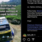 Viral Pemotor Nmax Hadang Bus di Tikungan Ciwidey, Ini Permohonan Maafnya